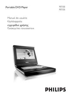 Manual Philips PET720 Leitor de DVD