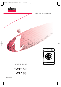 Mode d’emploi Faure FWF150 Lave-linge