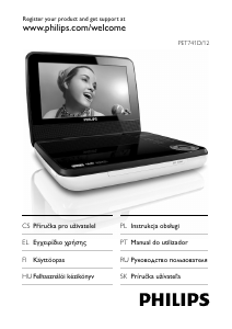 Instrukcja Philips PET741D Odtwarzacz DVD