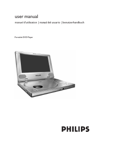 Manual de uso Philips PET800 Reproductor DVD