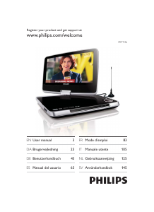 Manuale Philips PET946 Lettore DVD