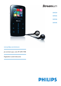 Käyttöohje Philips SA9325 Streamium MP3-soitin