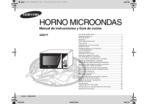 Manual de uso Samsung GE87Y Microondas