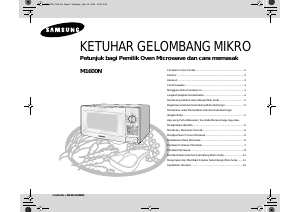 Panduan Samsung M1600N Microwave