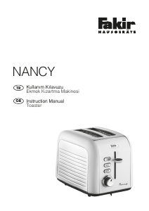 Manual Fakir Nancy Toaster