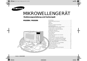 Bedienungsanleitung Samsung M1610N Mikrowelle
