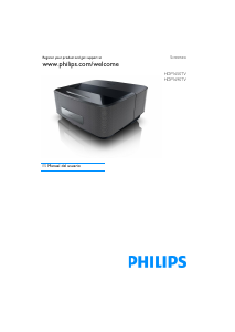 Manual de uso Philips HDP1690TV Proyector