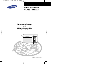Bruksanvisning Samsung M1733 Mikrovågsugn