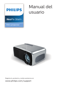 Manual de uso Philips NPX245 NeoPix Start+ Proyector