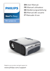 Handleiding Philips NPX440 NeoPix Easy Beamer