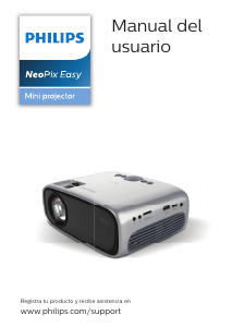 Manual de uso Philips NPX440 NeoPix Easy Proyector
