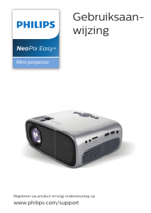 Handleiding Philips NPX445 NeoPix Easy+ Beamer