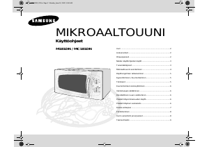 Käyttöohje Samsung M181DN Mikroaaltouuni