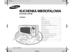 Instrukcja Samsung M182DN Kuchenka mikrofalowa