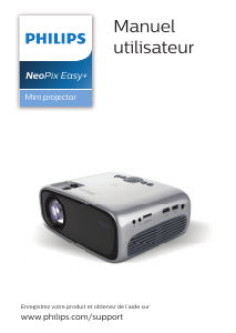 Mode d’emploi Philips NPX445 NeoPix Easy+ Projecteur