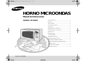 Manual de uso Samsung M182DN Microondas