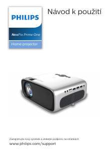 Manuál Philips NPX535 NeoPix Prime One Projektor
