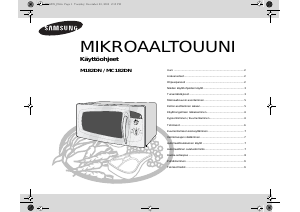 Käyttöohje Samsung M182DN Mikroaaltouuni