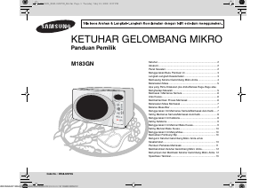 Panduan Samsung M183GN Microwave
