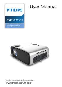 Manual Philips NPX540 NeoPix Prime Projector