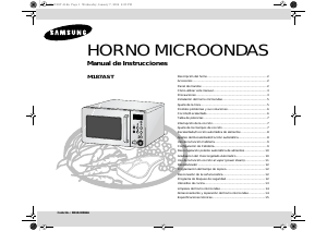 Manual de uso Samsung M187AST Microondas