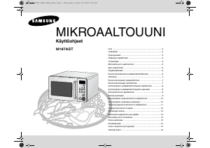 Käyttöohje Samsung M187AST Mikroaaltouuni