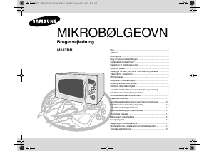 Brugsanvisning Samsung M187DN Mikroovn