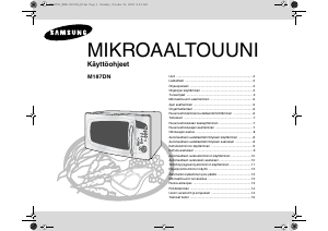Käyttöohje Samsung M187DN Mikroaaltouuni