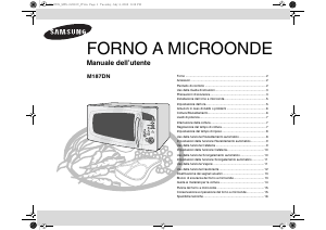 Manuale Samsung M187DN Microonde
