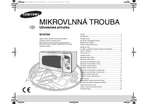 Manuál Samsung M187DN-1S Mikrovlnná trouba