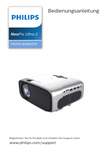 Bedienungsanleitung Philips NPX642 NeoPix Ultra 2 Projektor