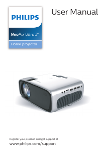 Manual Philips NPX645 NeoPix Ultra 2+ Projector