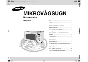 Manual Samsung M192DN Microwave