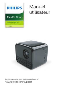 Mode d’emploi Philips PPX120 PicoPix Nano Projecteur