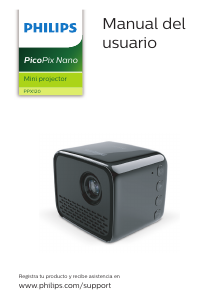 Manual de uso Philips PPX120 PicoPix Nano Proyector