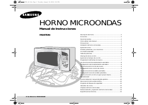 Manual de uso Samsung M197DN Microondas