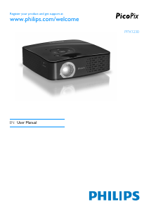 Manual Philips PPX1230 PicoPix Projector