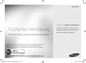 Instrukcja Samsung MC285TATCSQ Kuchenka mikrofalowa