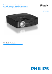 Mode d’emploi Philips PPX1230 PicoPix Projecteur