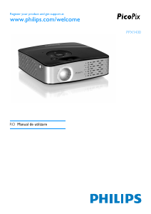 Manual Philips PPX1430 PicoPix Proiector