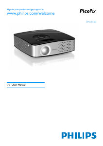 Manual Philips PPX1430 PicoPix Projector