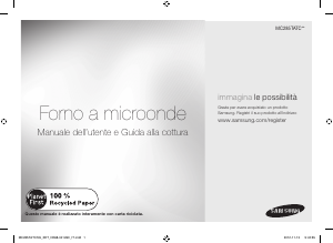 Manuale Samsung MC285TATCSQ Microonde