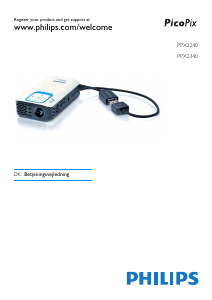 Brugsanvisning Philips PPX2340 PicoPix Projektor