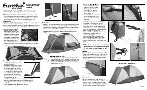 Manual Eureka Grand Manan Tour Tent