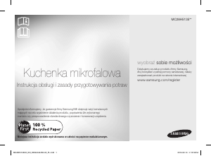 Instrukcja Samsung MC28H5135CK Kuchenka mikrofalowa