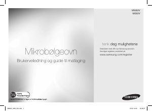 Bruksanvisning Samsung ME82V-B Mikrobølgeovn