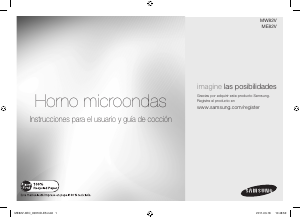 Manual de uso Samsung ME82V-WW Microondas