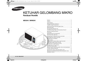 Panduan Samsung ME83H-S Microwave