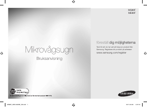 Bruksanvisning Samsung ME89F-1S Mikrovågsugn