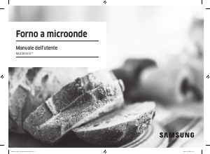 Manuale Samsung MG23K3513AS Microonde